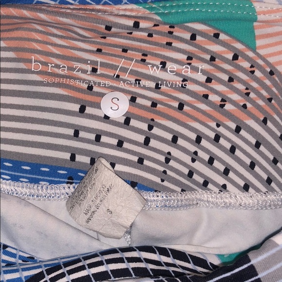 Multicolored Brazil Wear workout leggings - Picture 4 of 4